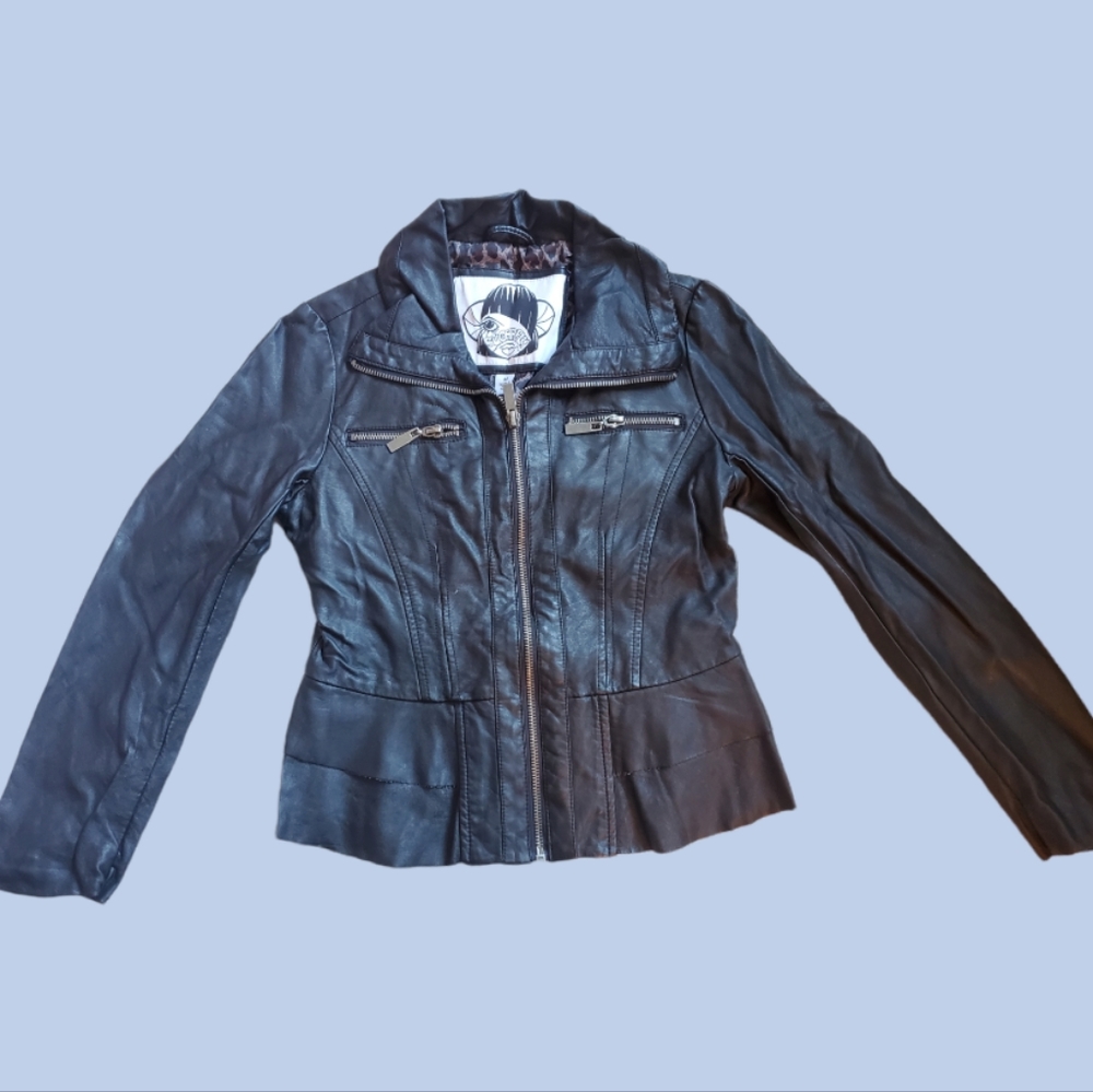 SugarFly Faux Leather Jacket M (Girls)